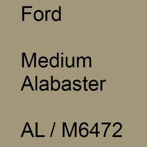 Ford, Medium Alabaster, AL / M6472.